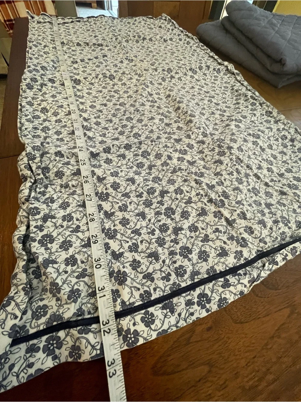 Two Blue Quilted Shams with TwoFloral-Print Shams C13